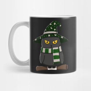 Black Owl In Witch Costume Mug